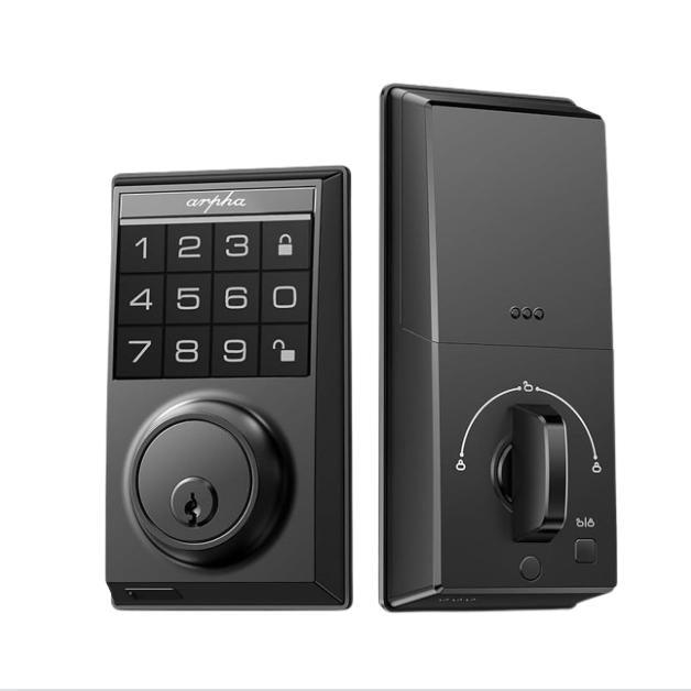 Arpha D100 Electronic Keypad Deadbolt Lock Auto-Lock Anti-Peeking Password - AZDOME Official Stores