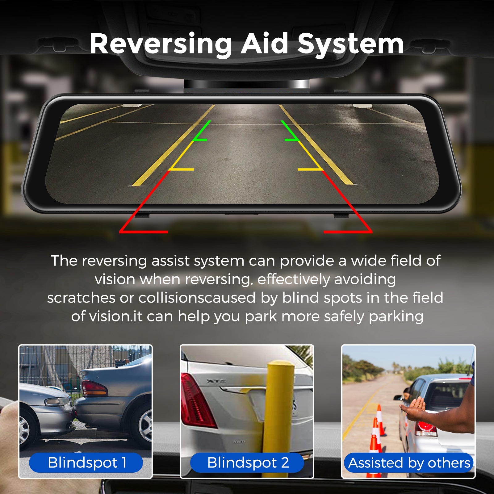 AZDOME AR09 Dual UHD Dash Cam for car,Dual SONY sensor Lens for Higher Resolution,2K UHD Recording