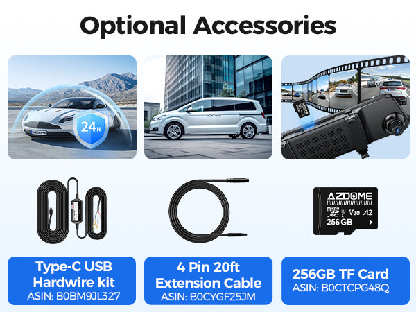 AZDOME Mirror Dash Cam PG17 Max 4K+2.5K with ADAS, BSD and LCA, 12" Rear View Mirror Camera