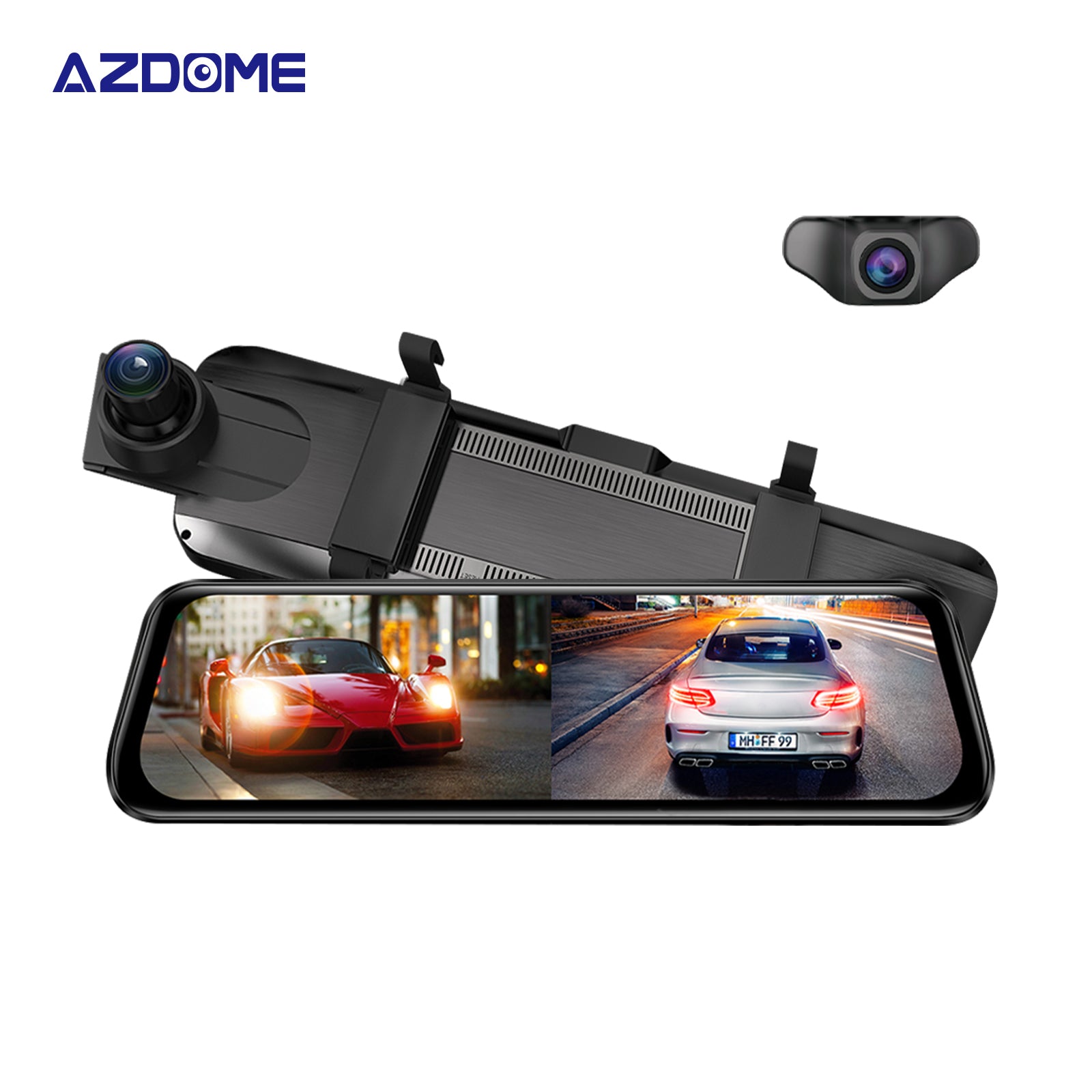 AZDOME AR09 Dual UHD Dash Cam for car,Dual SONY sensor Lens for Higher Resolution,2K UHD Recording