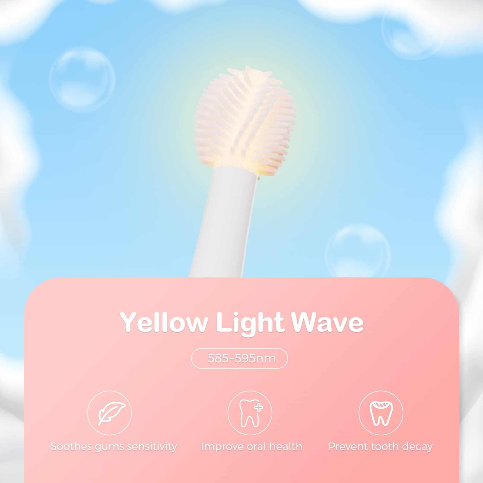 ARPHA X3 Plus Electric Toothbrush for Kids 1-8 Rechargeable with 3 Replacement Heads - AZDOME Official Stores