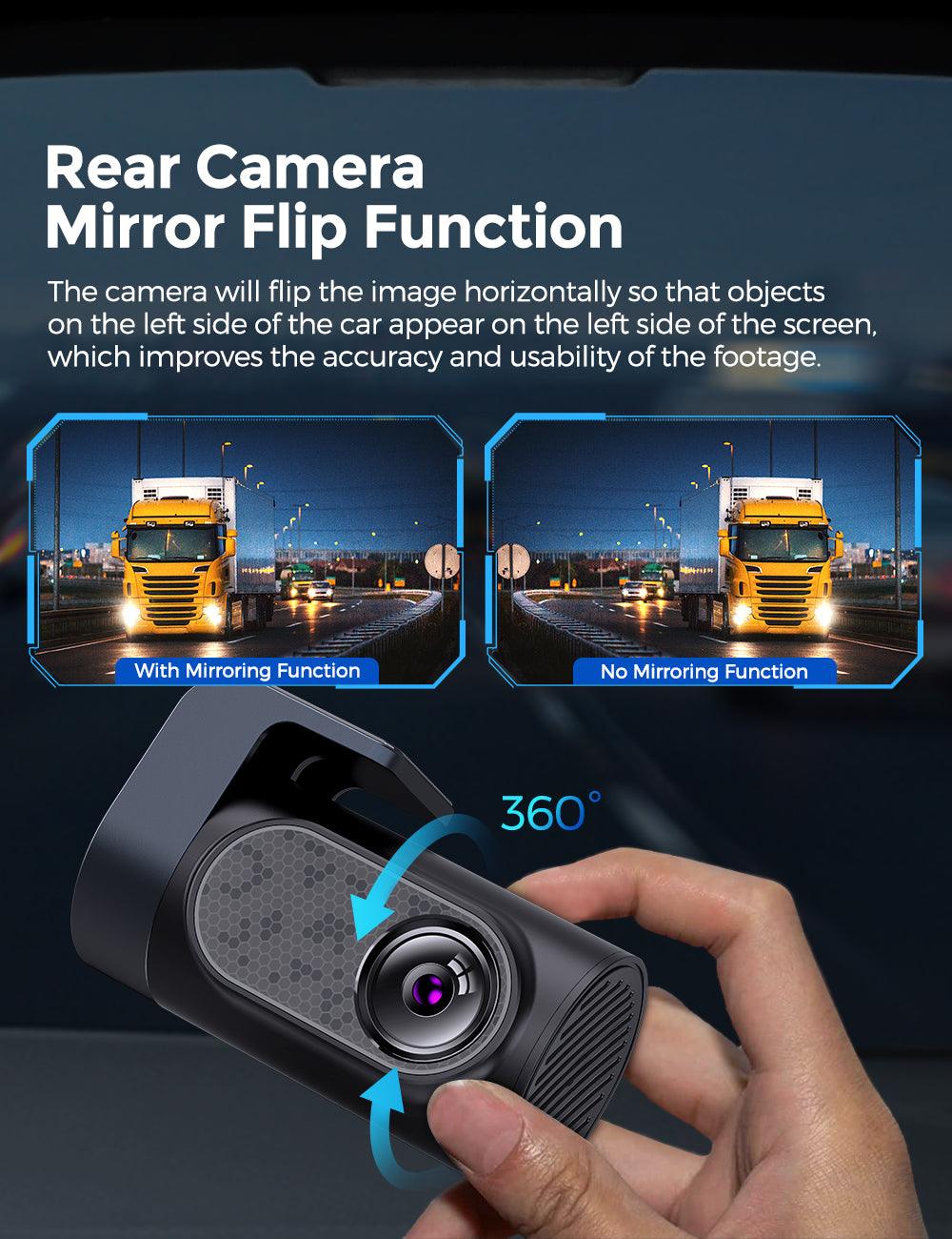 AZDOME M550 Pro 2CH Dash Cam 4K with 3.19'' Screen IR Night Vision 24H Parking Mode - AZDOME Official Stores