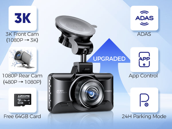 AZDOME M01 Pro WiFi Dash Cam Upgrade Instruction 03
