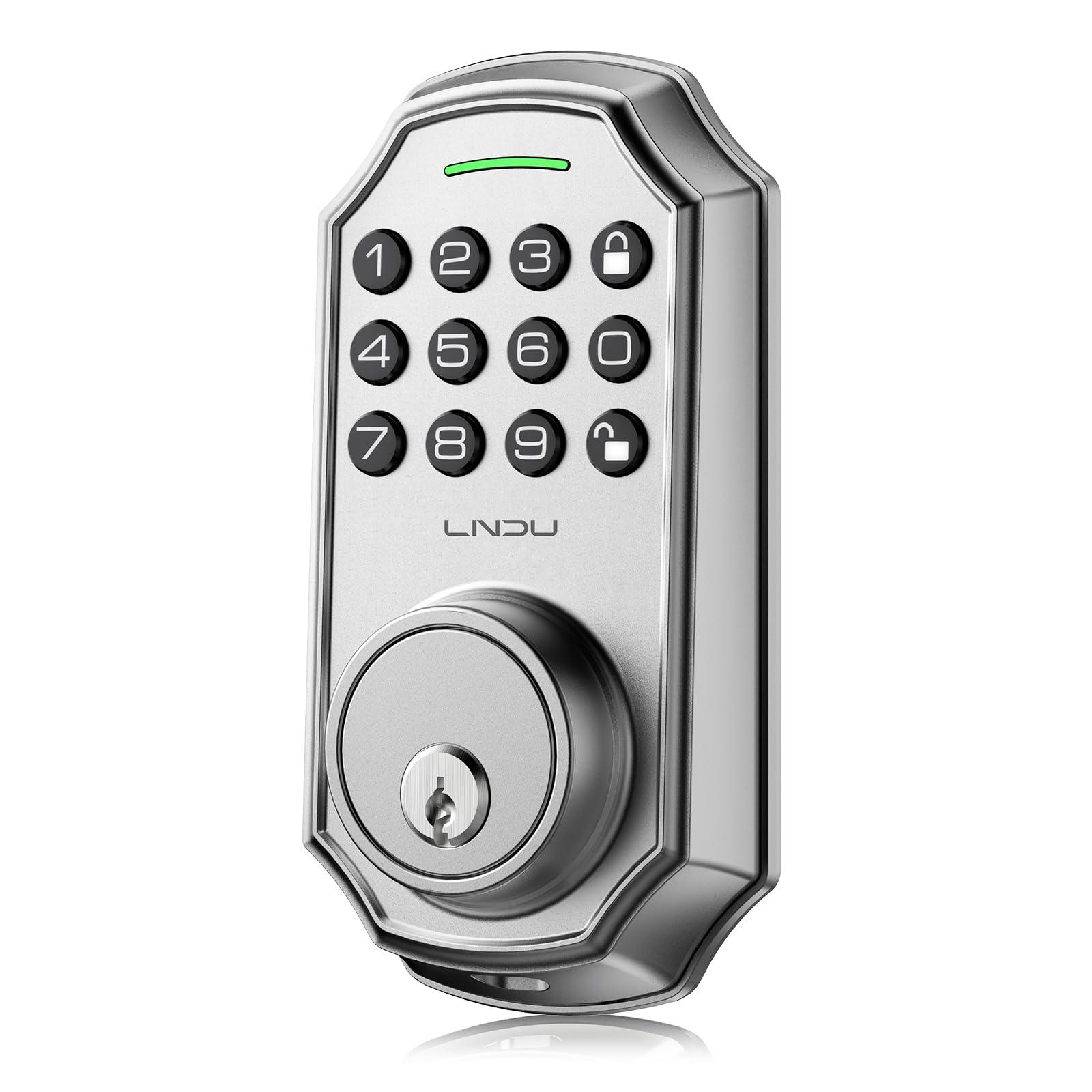 LNDU D180 Keyless Enter Deadbolt Lock Easy to Install - AZDOME Official Stores