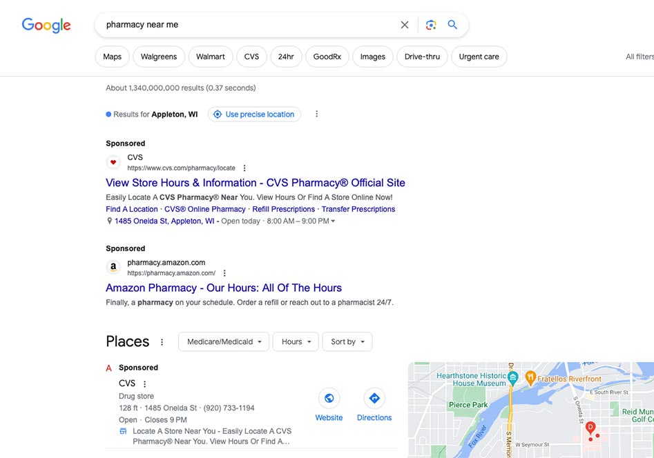 Search Engine Advertising for pharmacists