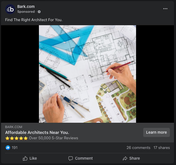 Social Media Marketing for architects