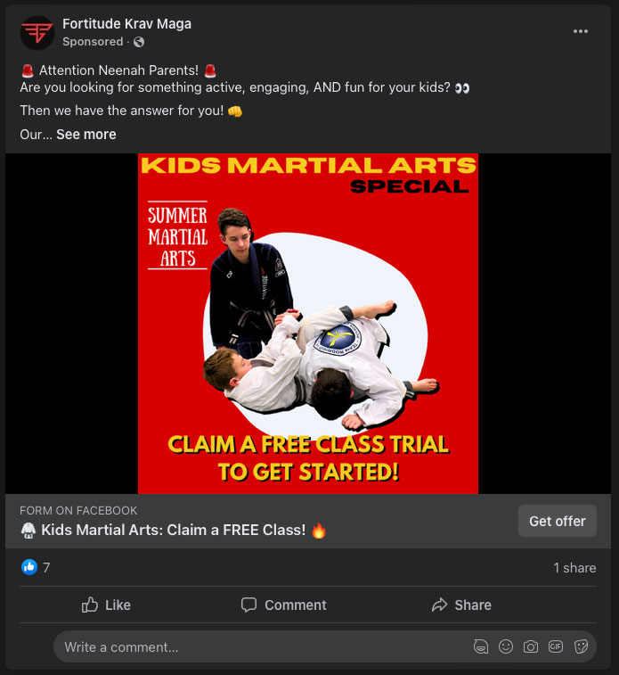 Social Media Marketing for karate instructors